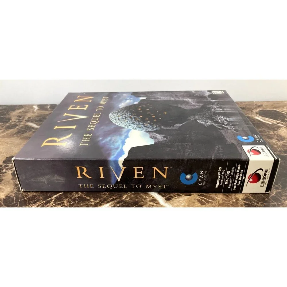 Riven: The Sequel to Myst Windows/Mac 1997 CD-Rom w/BradyGames Hints & Solutions
